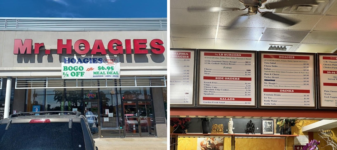 Mr. Hoagies Menu