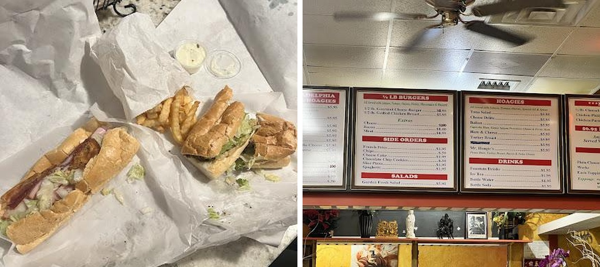 Mr. Hoagies Menu