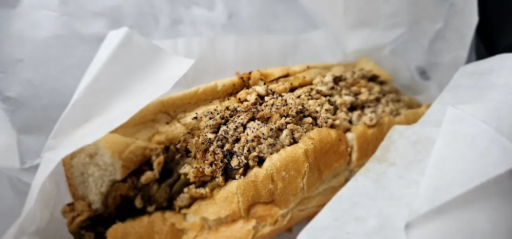 Bell Pepper Cheese Steak Hoagie