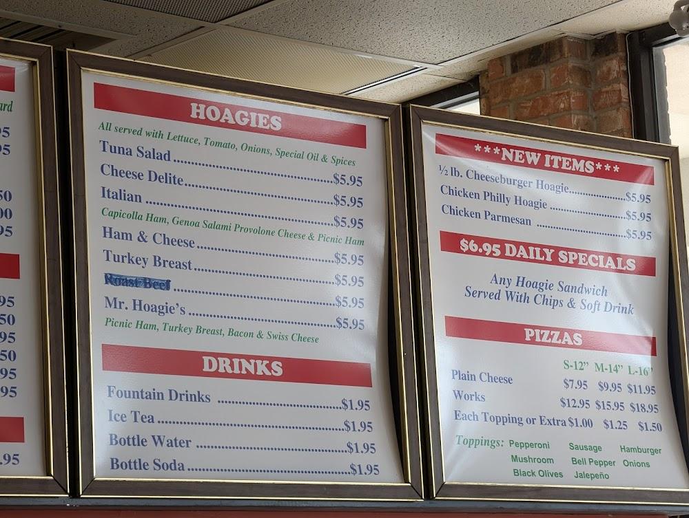 Mr. Hoagies Menu image 2