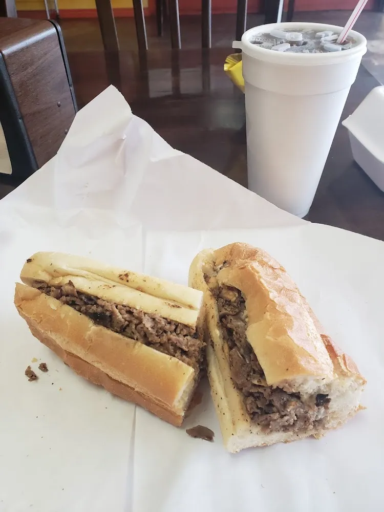 Mushroom Cheesesteak Hoagie